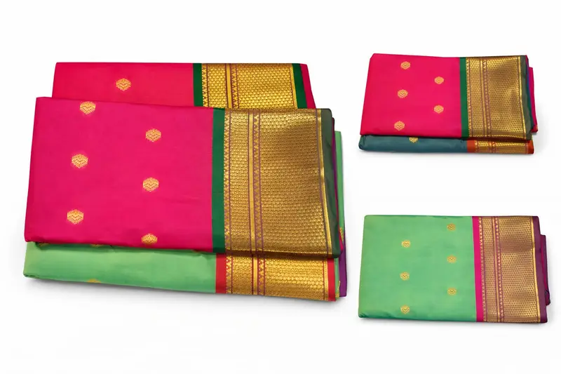 Traditional banarasi silk saree - Image 6 in Hyderabad